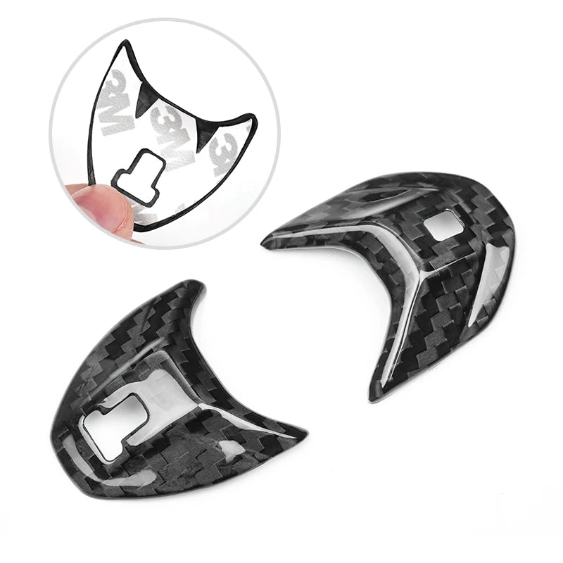 Carbon Fiber Gear Button Cover Trim For C8 Corvette