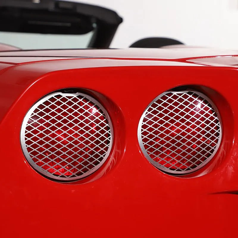 Stainless Steel Rear Tail Light Cover For C6 Corvette