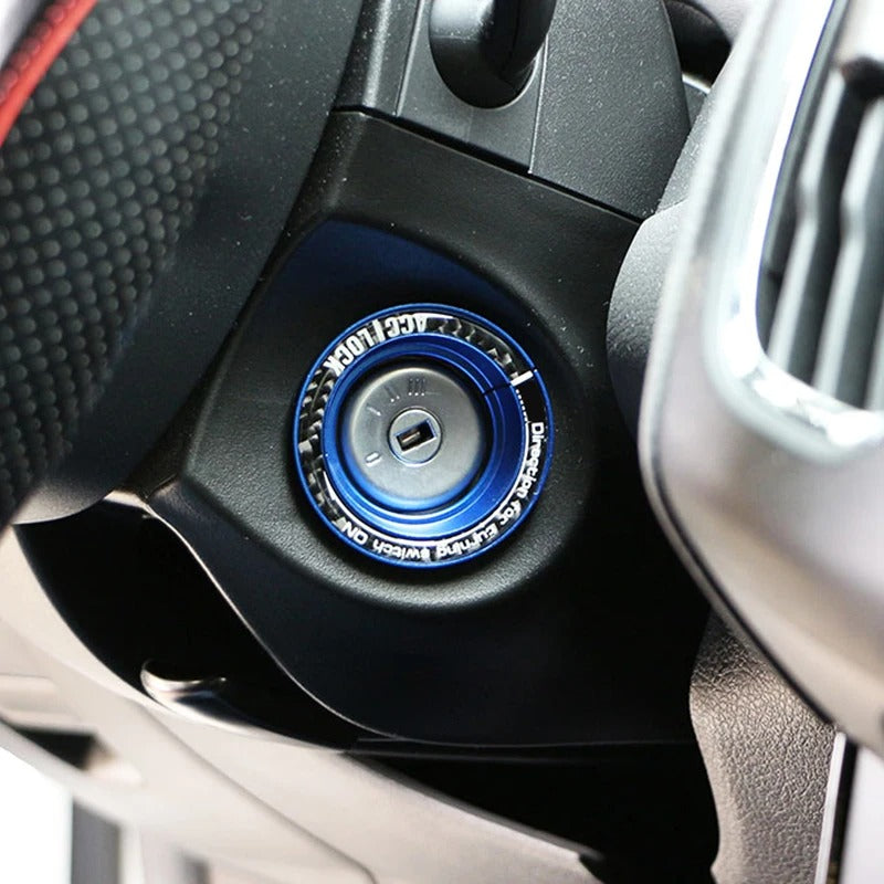 Aluminum Ignition Key Ring Trim For Ford Focus