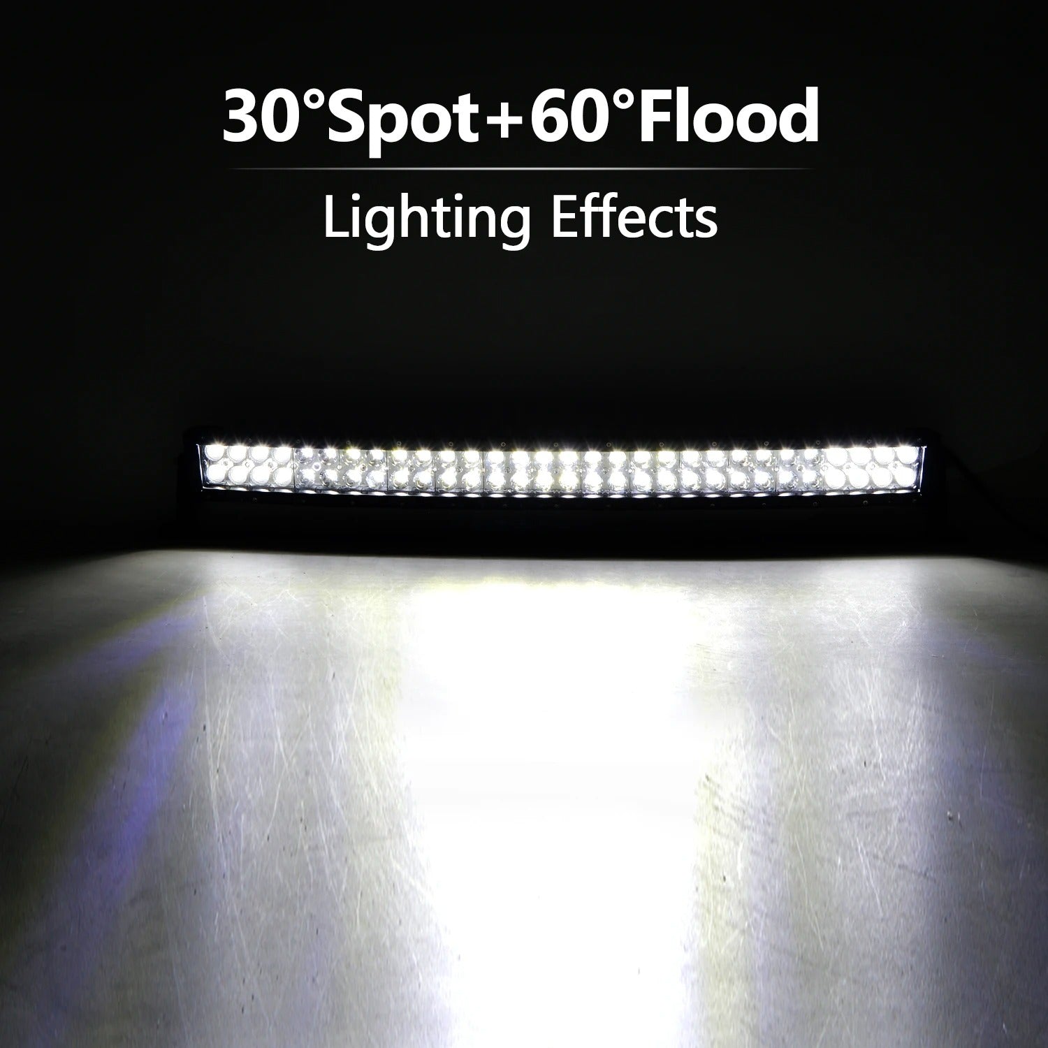 Curved LED Dual Row Bar Light For Jeep Wrangler