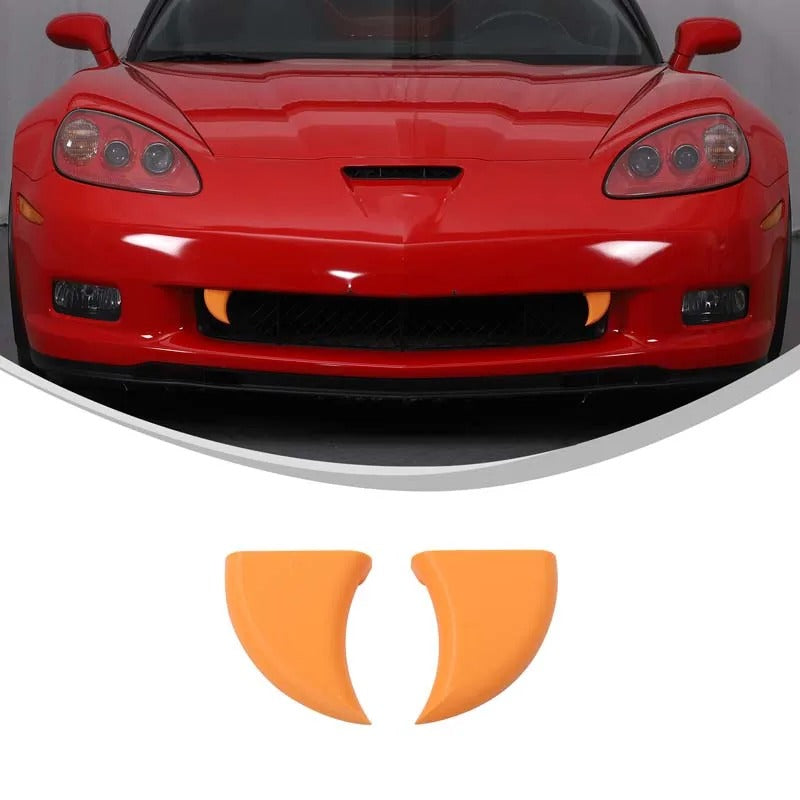 ABS Plastic Front Grille Vampire Fang For C6 Corvette