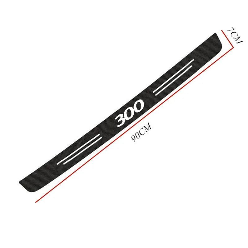 Carbon Fiber Look Door Sill For Chrysler 300