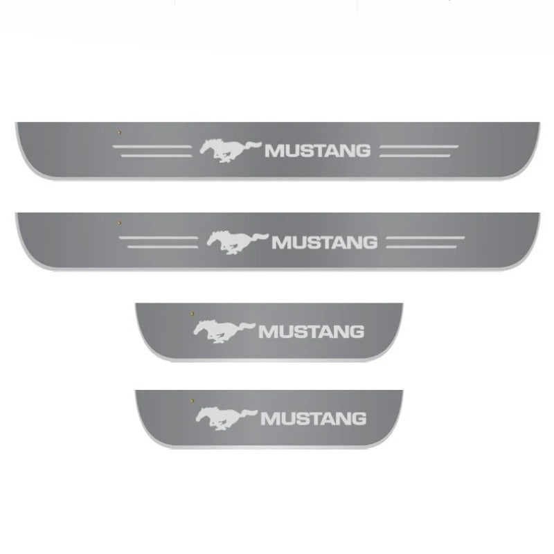 Multi Color LED Door Sill Trim For Mustang