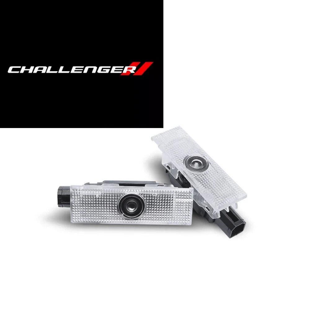 2PCS Led Car Door Laser Projector Welcome Lamp For Dodge Challenger