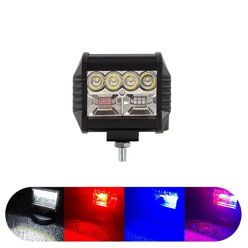 60W LED Red/Blue/White Lighting Lamp For Jeep Wrangler