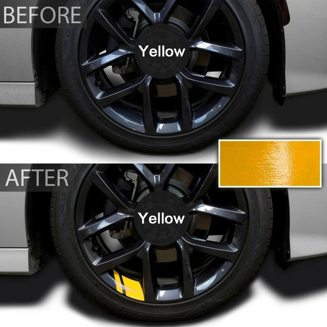 6 PCS Reflective Rim Vinyl Stickers For Dodge Charger/Challenger