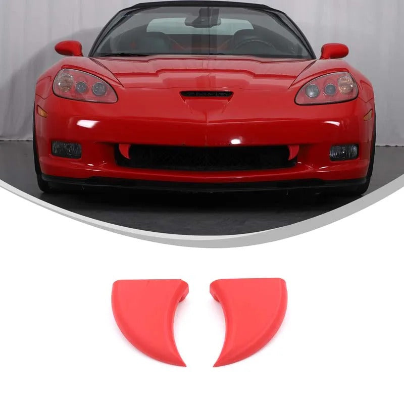 ABS Plastic Front Grille Vampire Fang For C6 Corvette