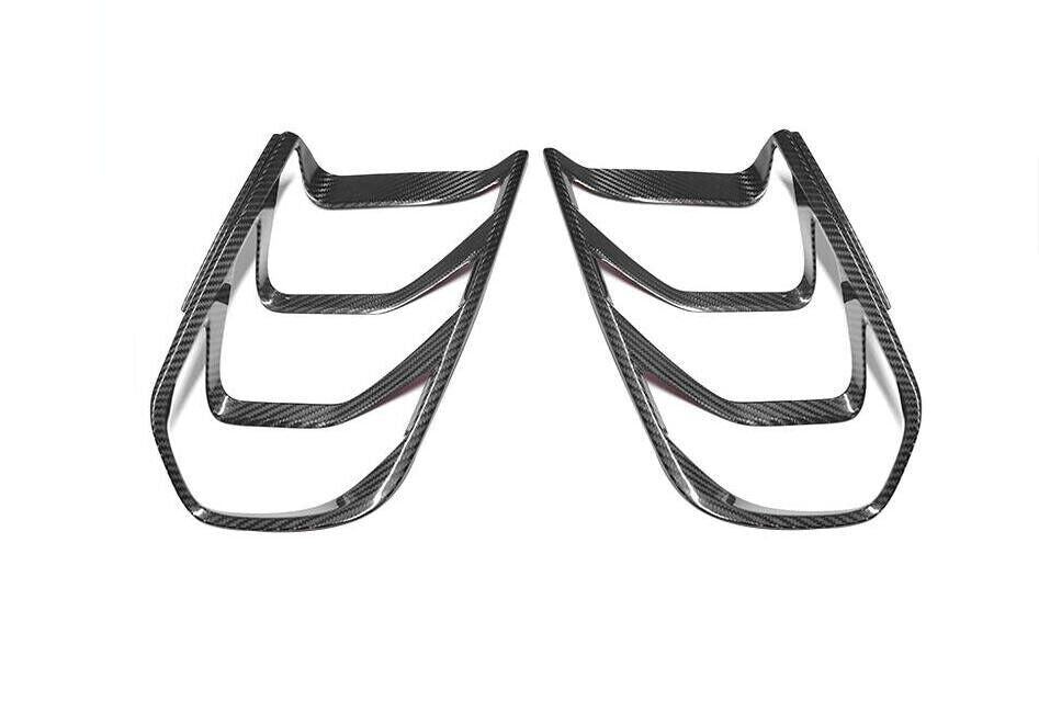 Carbon Fiber Rear Tail Light Cover For Mustang