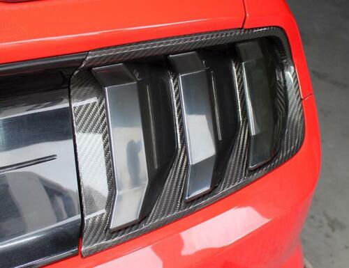 Carbon Fiber Rear Tail Light Cover For Mustang