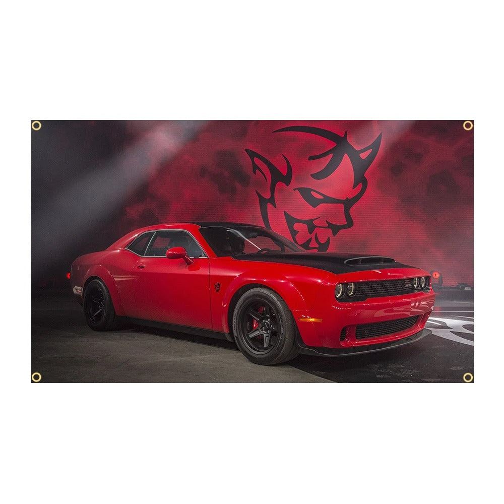 Dodge Flag Polyester Printed Racing Car Banner