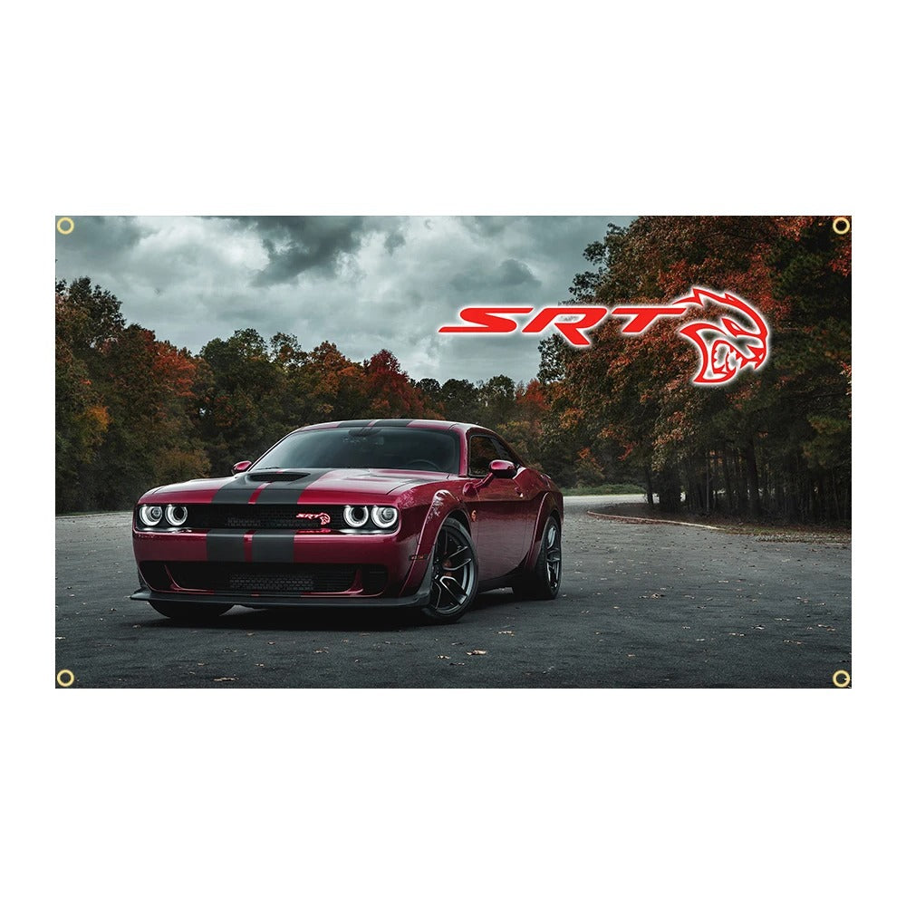 Dodge Flag Polyester Printed Racing Car Banner