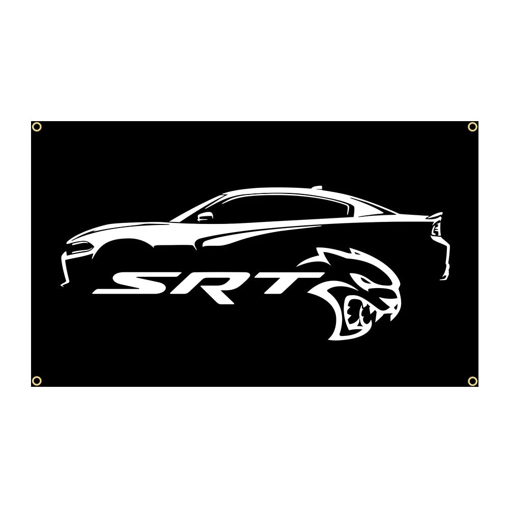 Dodge Flag Polyester Printed Racing Car Banner