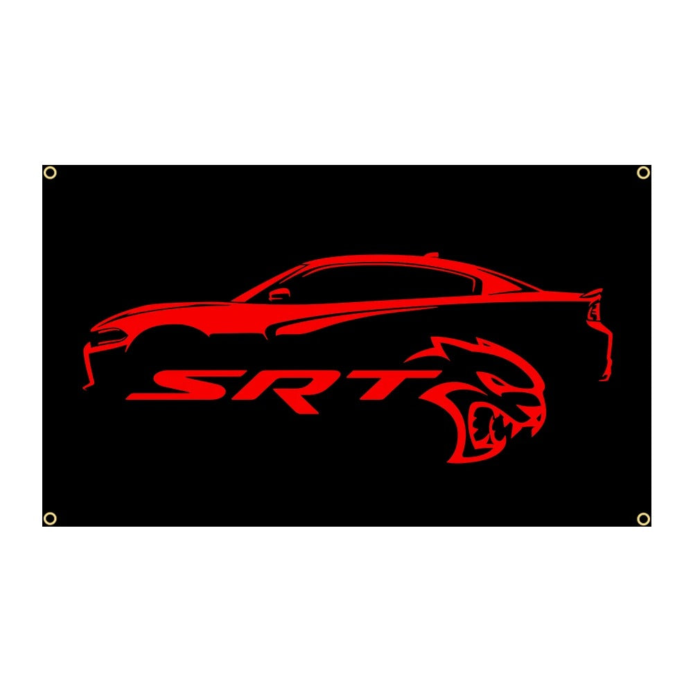 Dodge Flag Polyester Printed Racing Car Banner
