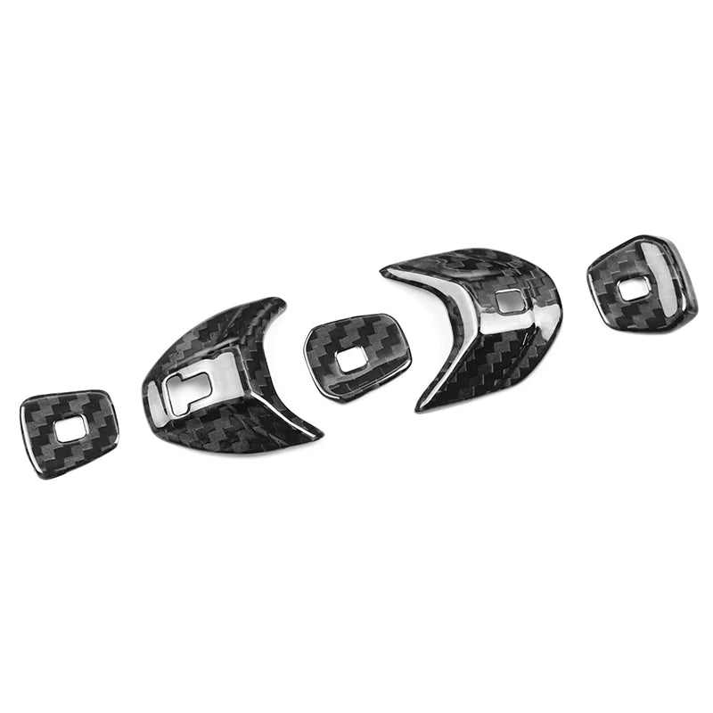 Carbon Fiber Gear Button Cover Trim For C8 Corvette