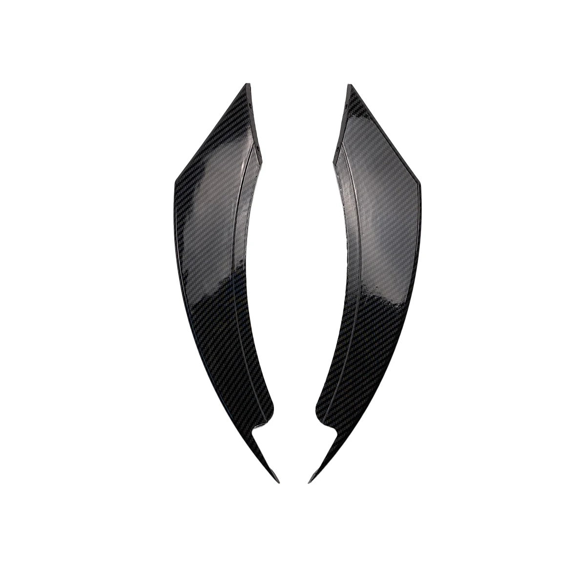 ABS Plastic Front Fog Light Splitters Front Lip For Mustang