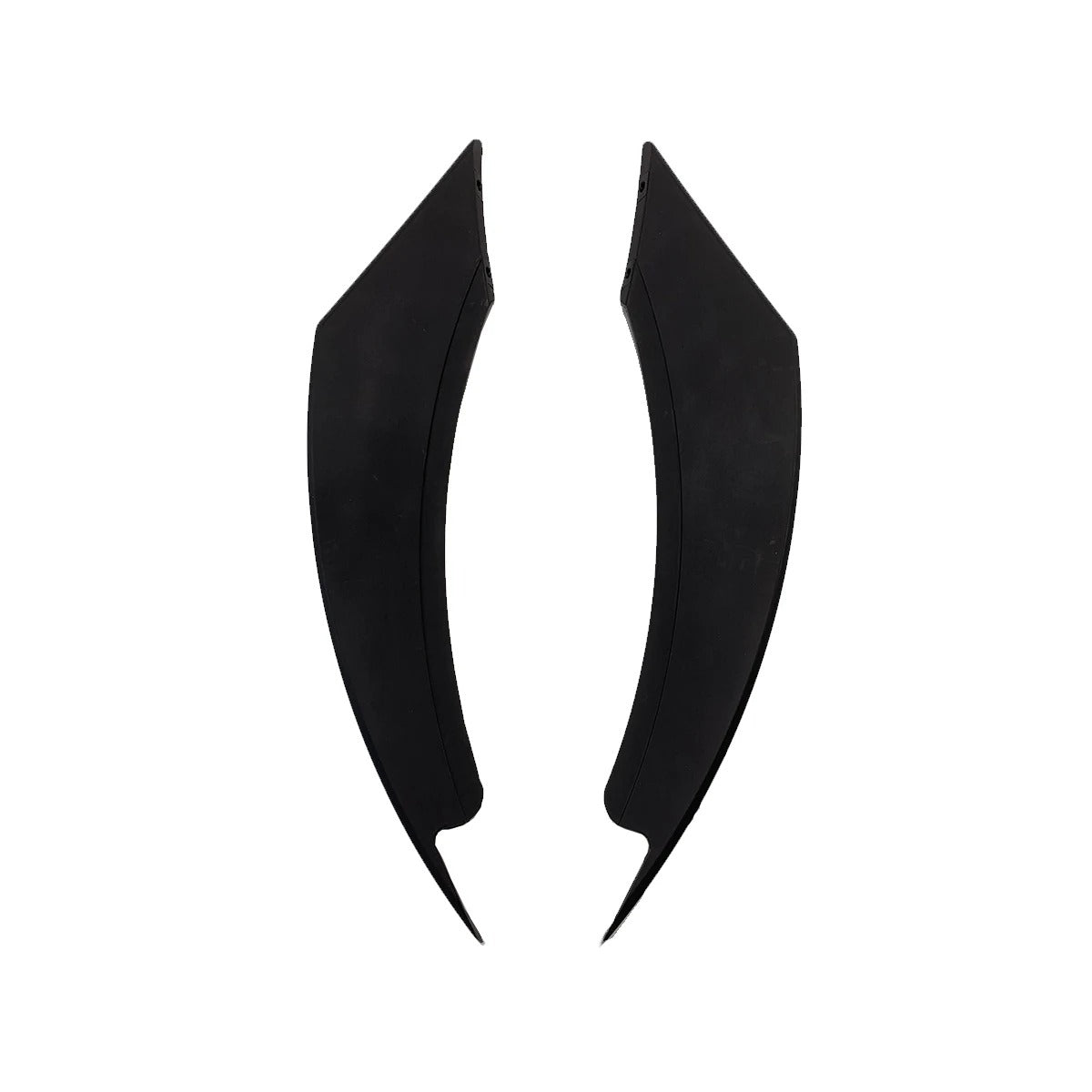 ABS Plastic Front Fog Light Splitters Front Lip For Mustang