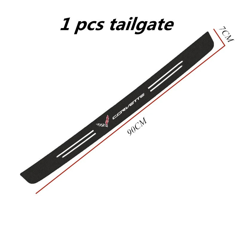 Carbon Fiber Door Sill Sticker for Corvette