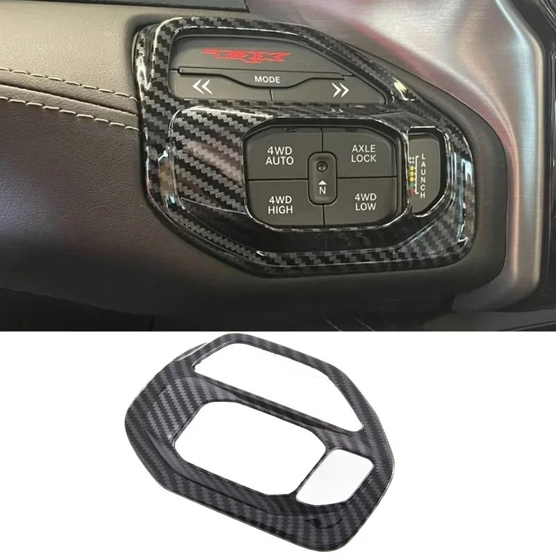 Full Interior Set Of ABS Carbon Fiber For Ram TRX