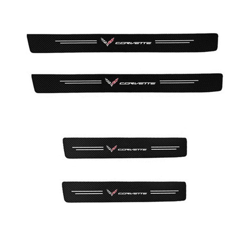 Carbon Fiber Door Sill Sticker for Corvette
