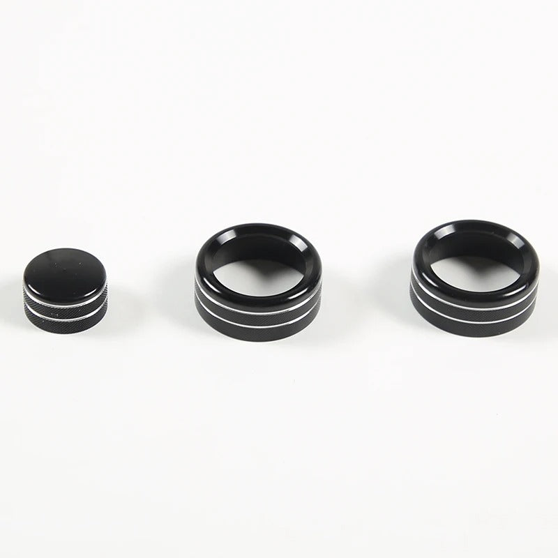 Aluminum Air Conditioner Volume Knob Cover Trim For C6 Corvette