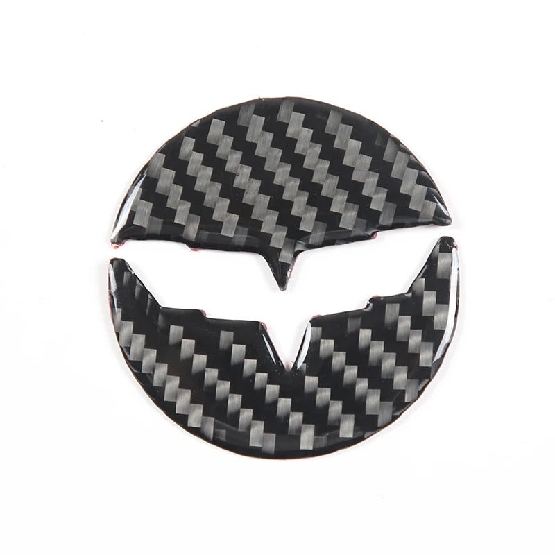 Carbon Fiber Steering Wheel Center Cover Trim For C6 Corvette