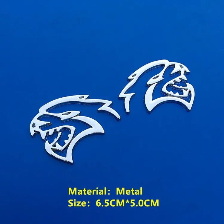3D Metal Hellcat Full Set Emblem Trim For Dodge Charger/Challenger
