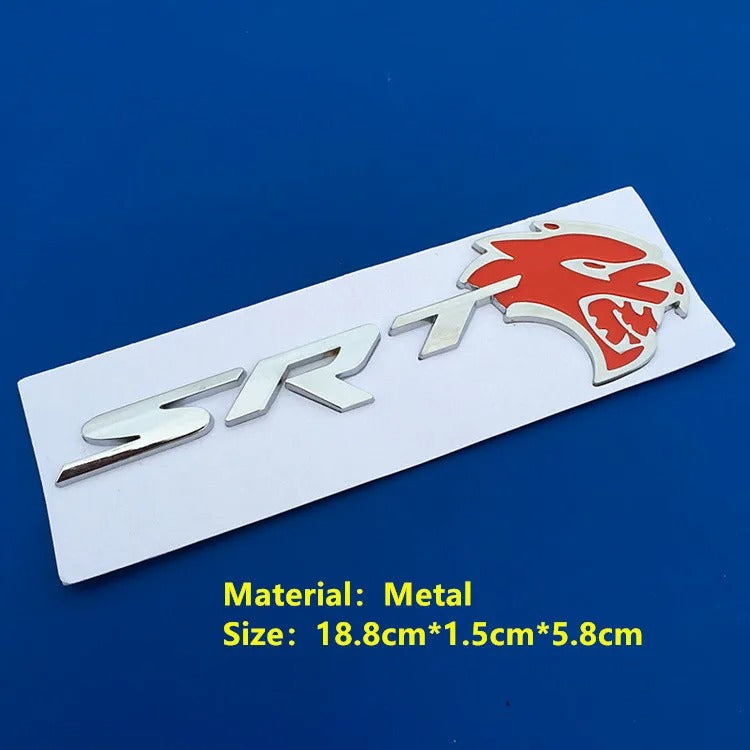 3D Metal Hellcat Full Set Emblem Trim For Dodge Charger/Challenger