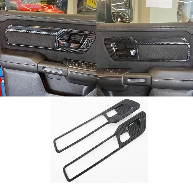 Full Interior Set Of ABS Carbon Fiber For Ram TRX