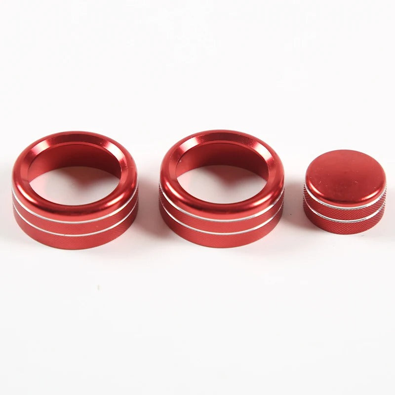 Aluminum Air Conditioner Volume Knob Cover Trim For C6 Corvette