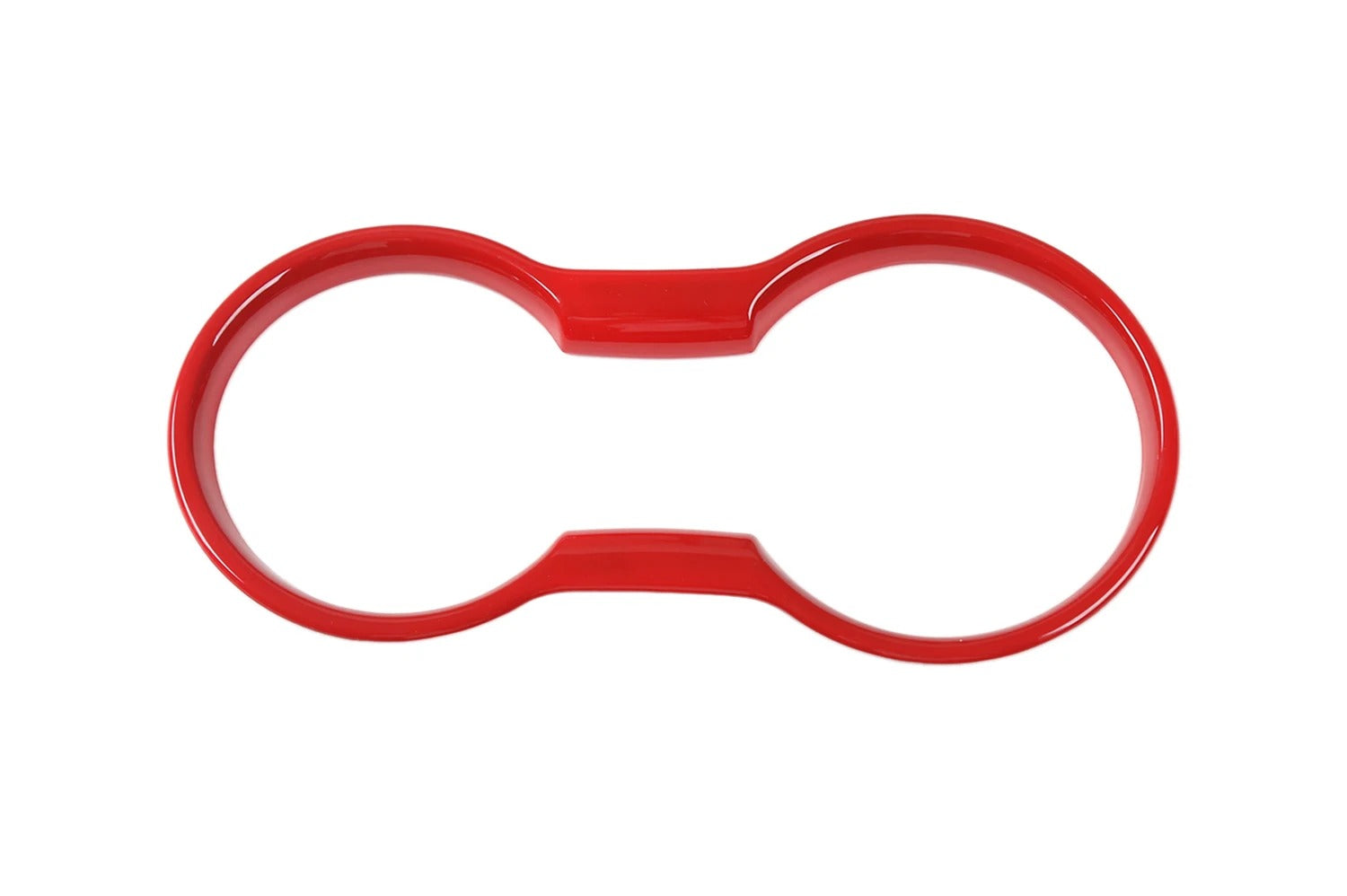 ABS Carbon Fiber Cup Holder Cover Trim For Mustang