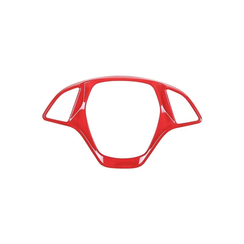 ABS Carbon Fiber Steering While Cover Trim For C7 Corvette