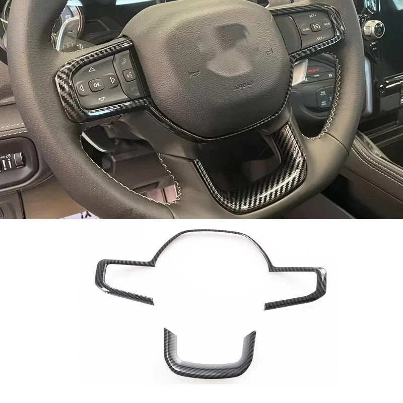 Full Interior Set Of ABS Carbon Fiber For Ram TRX