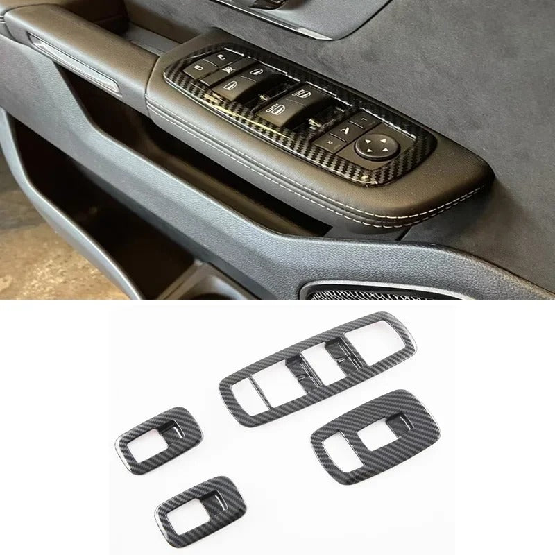 Full Interior Set Of ABS Carbon Fiber For Ram TRX