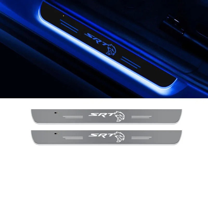 Multi Color LED Door Sill Trim For Dodge Charger