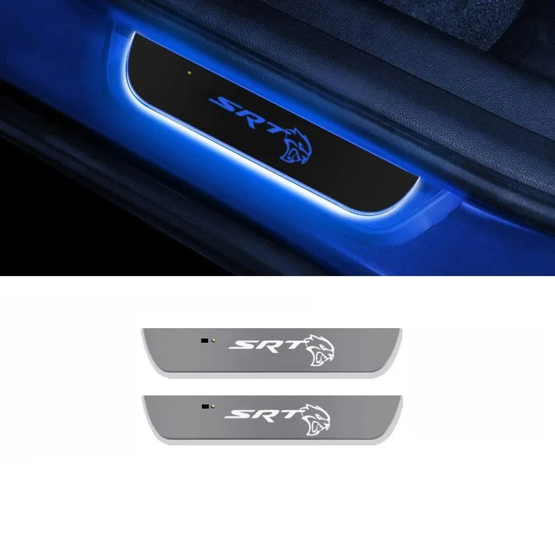 Multi Color LED Door Sill Trim For Dodge Charger