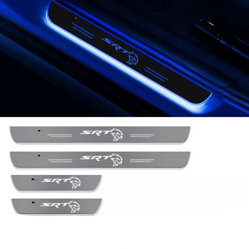 Multi Color LED Door Sill Trim For Dodge Charger