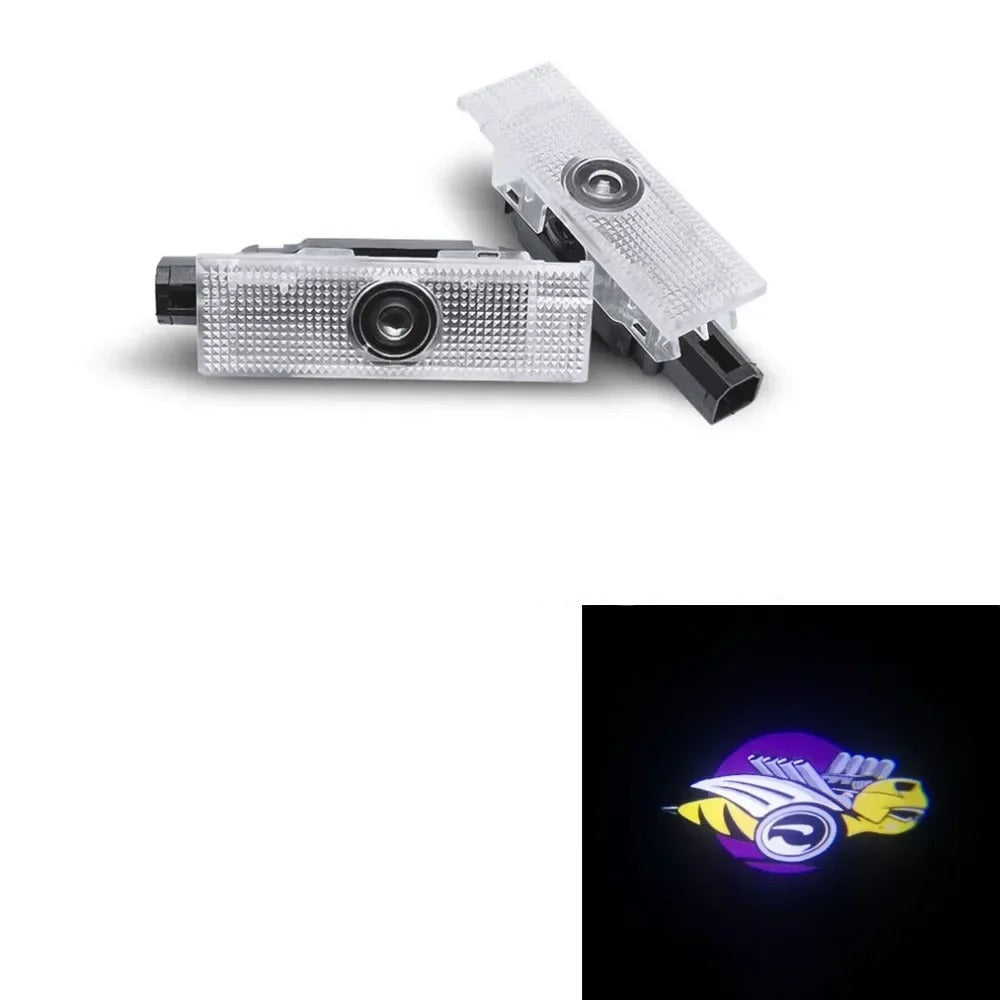 2PCS Led Car Door Laser Projector Welcome Lamp For Dodge Challenger