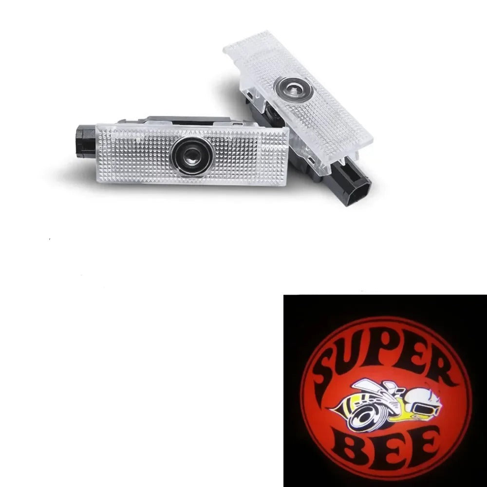 2PCS Led Car Door Laser Projector Welcome Lamp For Dodge Challenger