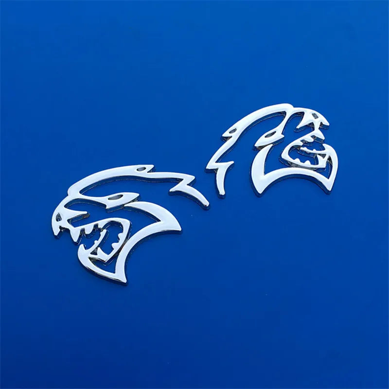 3D Metal Hellcat Full Set Emblem Trim For Dodge Charger/Challenger