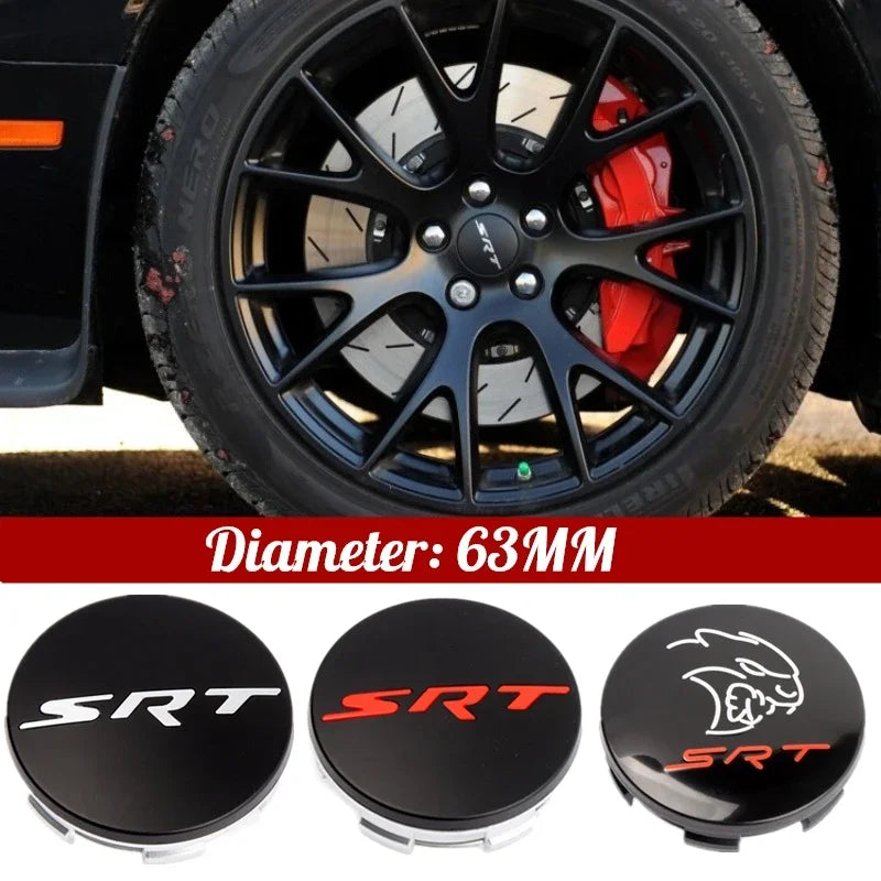 63mm Wheel Hub Center Caps for Dodge Challenger