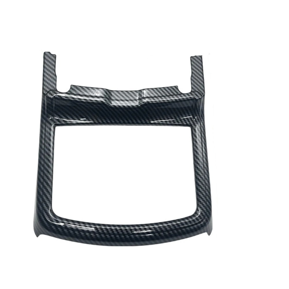 ABS Carbon Fiber Water Cup Holder Cover Trim For Dodge Charger