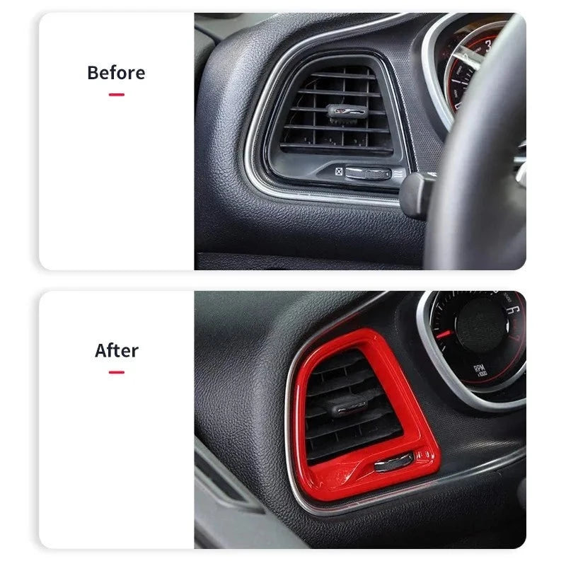 ABS Air Condition Outlet Vent Trim For Dodge Challenger