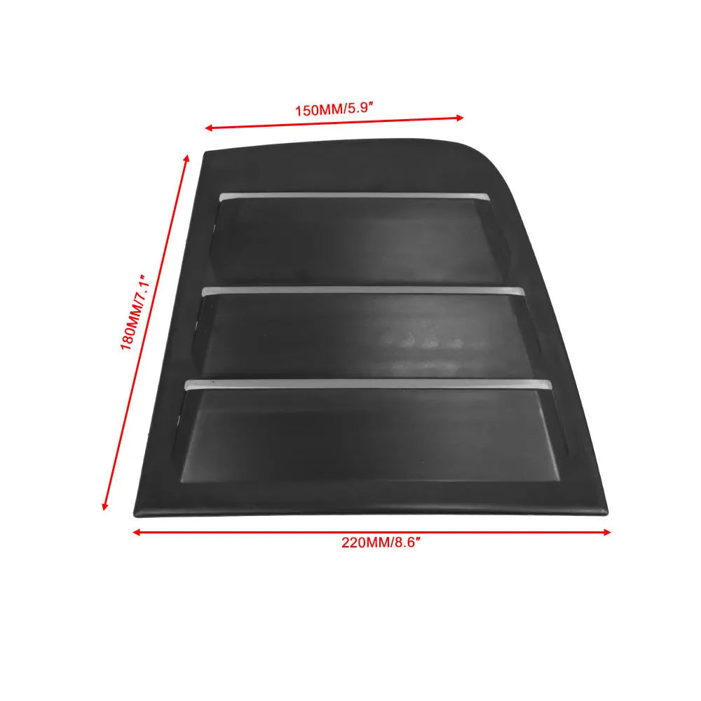 Side Window Louvers Air Vent Scoop For Dodge Charger