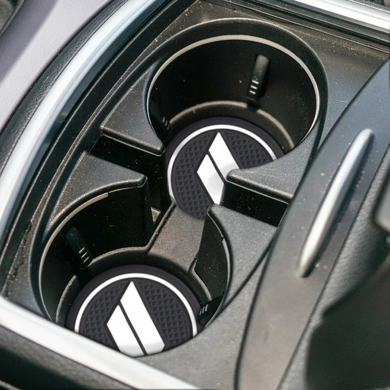Non-slip Mat Water Cup Holder Trim For Dodge Charger