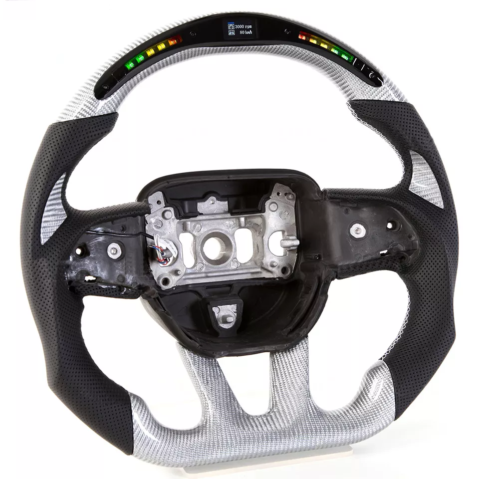 Carbon Fiber Steering Wheel For Dodge Challenger / Durango / Charger