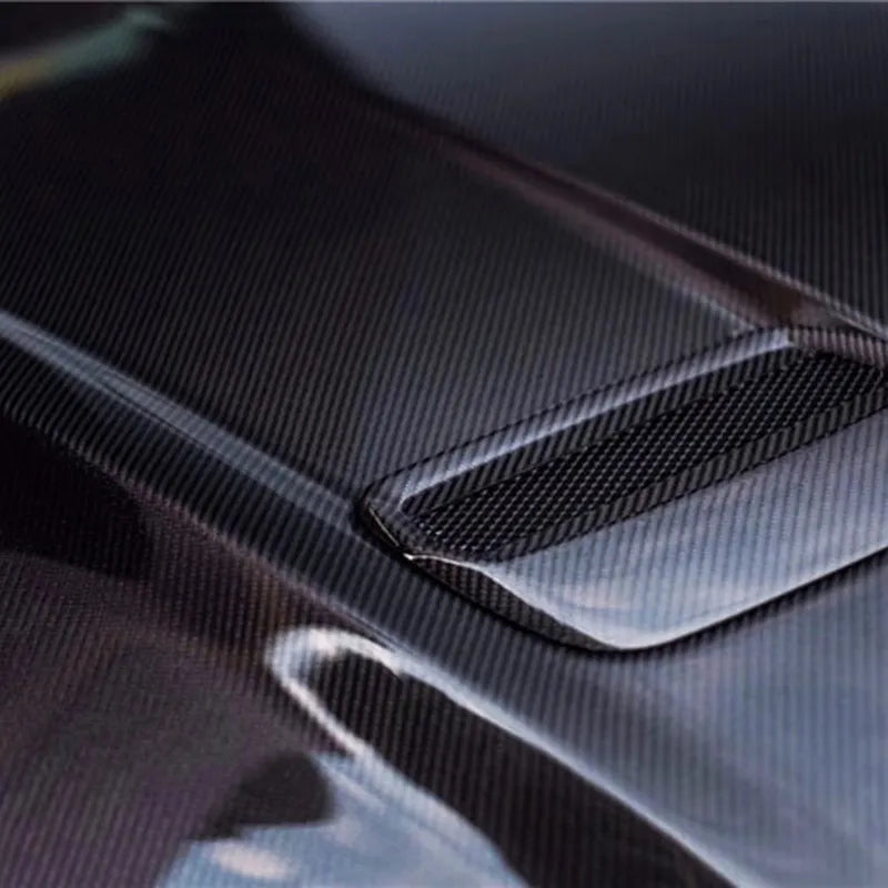 Carbon Fiber Dual Scoop Hood For Mustang