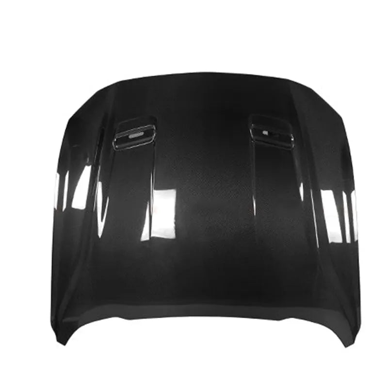 Carbon Fiber Dual Scoop Hood For Mustang