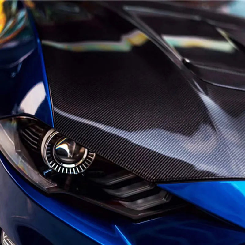 Carbon Fiber Dual Scoop Hood For Mustang