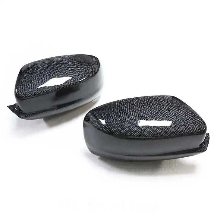 Honeycomb Carbon Fiber Mirror Covers For Dodge Charger