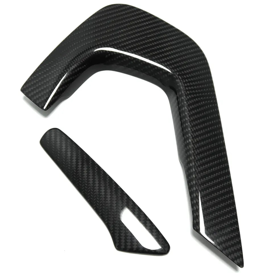 Carbon Fiber Central Console Gear Side Trim For C7 Corvette